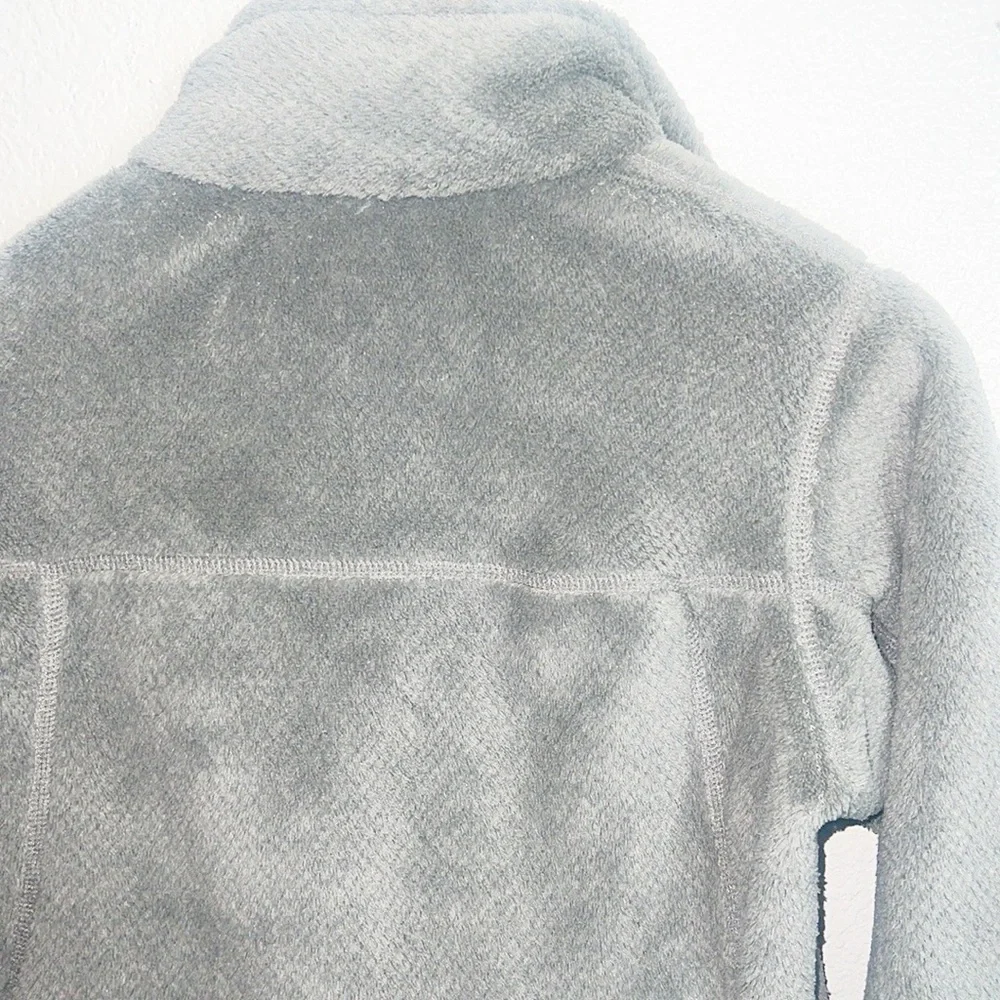 Patagonia Gray Button Snap Pullover Fleece 100% Polyester Jacket - Picture 11 of 12